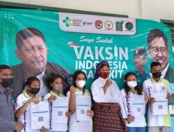 Siswa-Pengajar Bhaktiyarsa Antusias Ikut Vaksinasi PKB