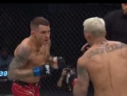 Cekik dari Belakang, Charles Oliviera Kanvaskan Dustin Poirier