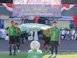Gelar Liga Santri, Kodim Lamongan Jadikan Ajang Jaring Pesepakbola Potensial