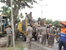 Normalisasi Fungsi Lahan, Kabupaten Lamongan Tertibkan Bangunan Liar