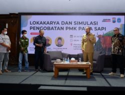 Tenangkan Masyarakat, Lamongan Gelar Simulasi Tangani PMK yang Aman untuk Hewan Ternak