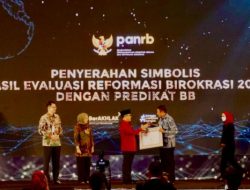 Predikat Indeks Reformasi Birokrasi Naik Jadi BB, Lamongan Raih Penghargaan dari Menteri PAN-RB