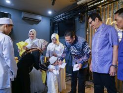 Ketua MPR RI Bamsoet Bersama GERAK BS Berikan Santunan Anak Yatim