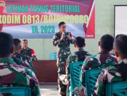 Tingkatkan Kemampuan Teritorial, Kodim 0813 Bojonegoro Gelar Latnister 2023