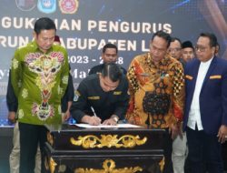 Lantik 90 Pengurus Karang Taruna, Bupati Lamongan Minta Ambil Bagian Sosial