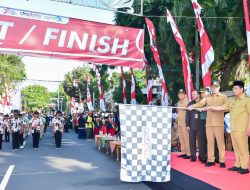 Gerak Jalan Warnai Agustusan, Bupati Lamongan: Tumbuhkan Jiwa Patriotisme
