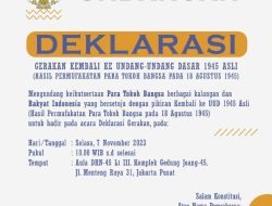 Konstitusi 2002 Dirusak, Waspada, Jangan Sampai Dikhianati