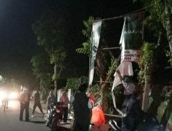 Masa Tenang, Tim Gabungan Bersihkan Wilayah Bojonegoro dari APK Pemilu 2024