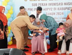 Pelaksanaan Sub Pin Polio di Kabupaten Lamongan Lampaui Target Nasional