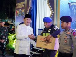 Pastikan Keamanan Malam Takbir, Bupati Lamongan Sidak Pospam Lebaran