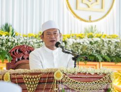 Ribuan Jamaah Majelis Zikir Al Khidmah Doakan Kejayaan Lamongan
