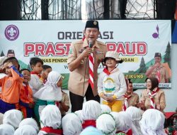 Ciptakan Pembelajaran Menyenangkan, Bupati Yuhronur Semangati Pramuka Prasiaga