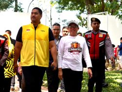 Buka Kejuaraan Tarkam dan KomFest 2024, Pj. Bupati Adriyanto Dampingi Menpora