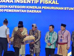 Penurunan Angka Stunting Diapresiasi Negara, Lamongan Terima Insentif dari Wapres