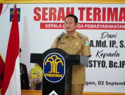 Sertijab Kalapas Lamongan, Bupati Yuhronur Minta Ciptakan Lingkungan yang Nyaman