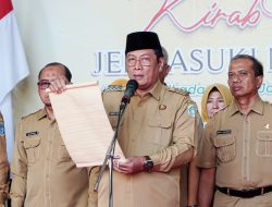 Pataka JBMB 2024 Tiba di Lamongan, Plt. Bupati: Jadi Motivasi Hadapi Pilkada Damai