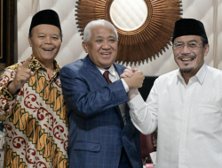 Elektabilitas Stagnan, Suswono Silaturrahmi ke Din Syamsuddin. Begini Responnya….
