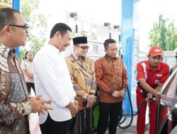 Resmikan SPBU, Bupati Yuhronur Ingatkan Perlunya Tarik Kehadiran UMKM