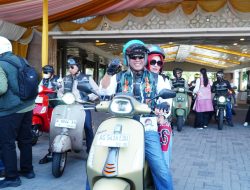 Naik Vespa, Bupati Yuhronur Ajak Pangdam V Brawijaya Eksplore Wilayah Pantura