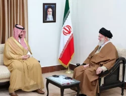 Menhan Khalid Temui Ayatollah Ali Khamenei, Saudi-Iran Makin Mesra