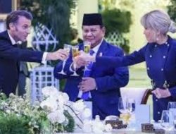 Jamuan Makan Malam Prabowo dan Macron, Seskab: Itu Murni Jus Apel