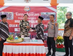 Hadiri HUT ke-26 PP Polri, Bupati Yuhronur Ajak Jaga Kamtibmas