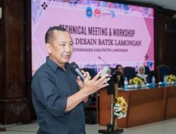 Songsong Lomba Desain Motif Batik, Dekranasda Lamongan Gelar Workshop