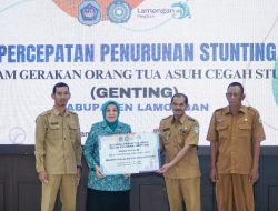 Lamongan Sukses Turunkan Stunting, Bantuan Program Genting Disalurkan