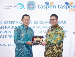 Jamin Kesejahteraan ASN, Pemkab Lamongan-PT Taspen Teken MoU