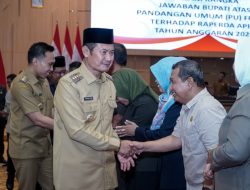 Jawab PU Fraksi atas APBD 2026, Ini yang Disampaikan Bupati Yuhronur…