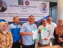 KSPSI dan KOWAJA Gelar MoU Pengadaan Beras untuk Pekerja di Jabodetabek