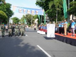54 Regu Gerak Jalan di Lamongan Meriahkan HUT ke 54 Korpri