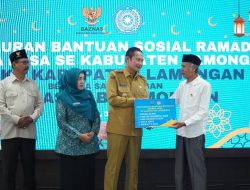 TP PKK dan Baznas Lamongan Salurkan Bansos Ramadan untuk 46 LKSA