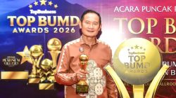 Dikelola Profesional, Bupati Yes Raih Top Pembina BUMD 2026