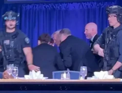 Gelar Gala Dinner dengan Jurnalis, Dibidik Tembak, Trump Dievakuasi