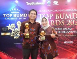 Konsisten Bina BUMD, Bupati Wahono Dinobatkan Jadi Top Pembina BUMD 2026