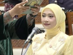Gantikan Ayahnya Sendiri, Adela Adies Resmi Dilantik Jadi Anggota DPR