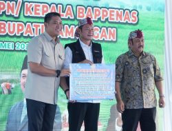 Dikunjungi Kepala Bappenas dan Wamentan, Lamongan Terpacu Produktivitas Padi