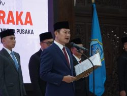 Jelang HUT Ke-81 RI, Bupati Yes Kukuhkan Paskibraka Lamongan 2026
