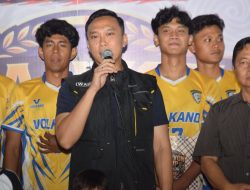 Mas Wabup Dirham Dukung Kemajuan Cabor Voli di Lamongan